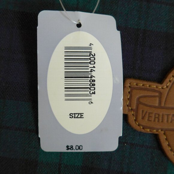 NWT Vintage Set of Two Mickey Mouse Plaid Cotton Zippered Pouch - Picture 7 of 11